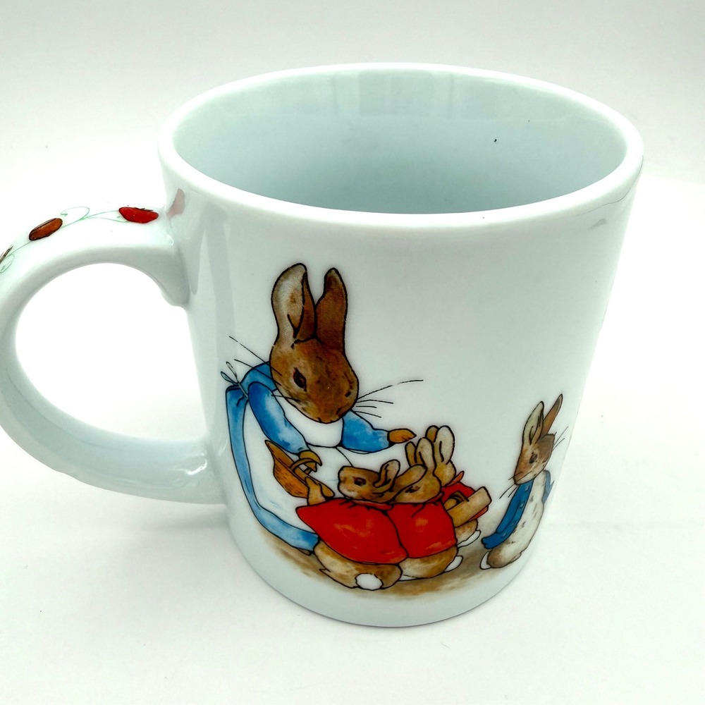 Beatrix Potter Peter Rabbit Porcelain Plate & Mug Set M.W. Reutter Cardew 2pc - Picture 9 of 11